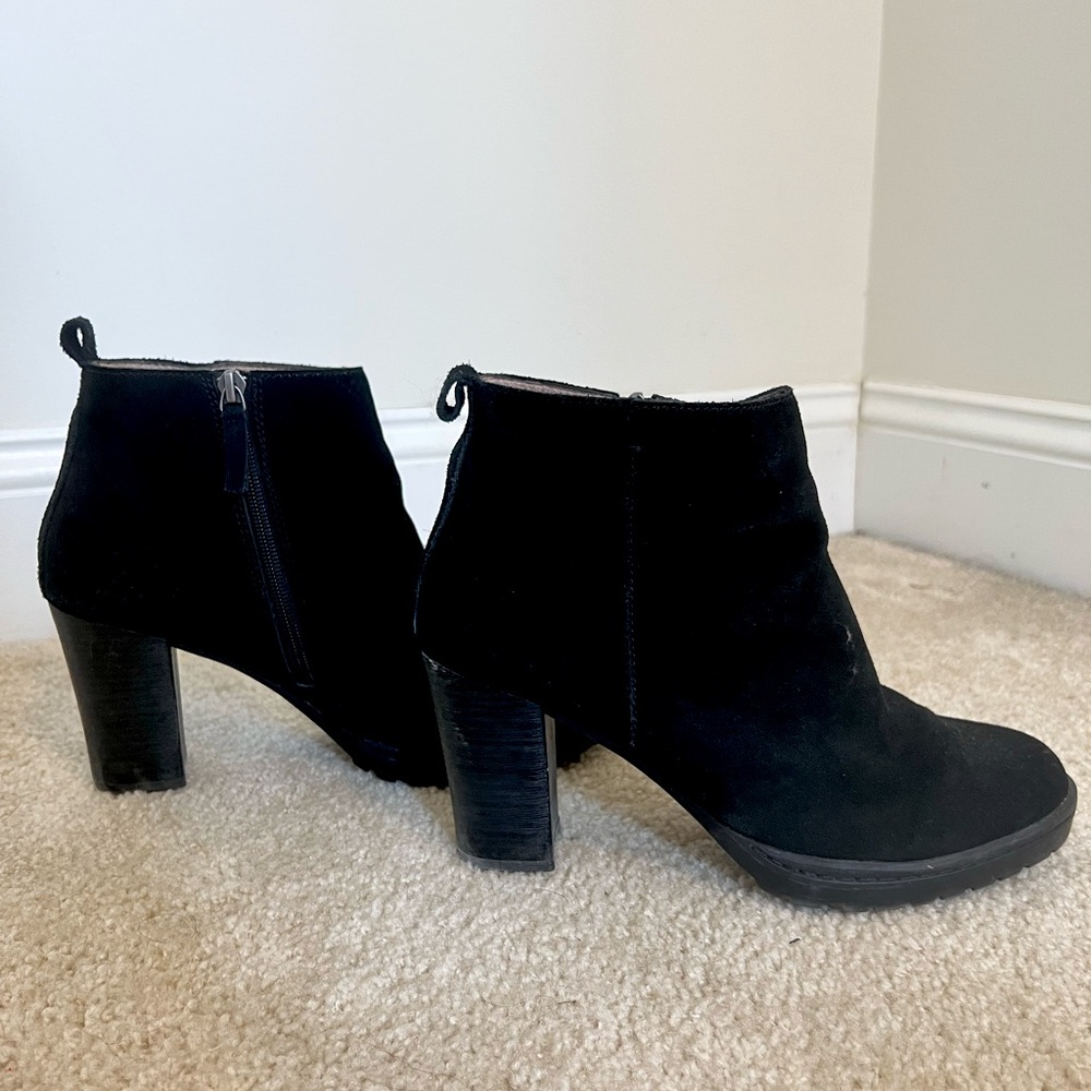 Caslon 3” Heel Black Suede Boots